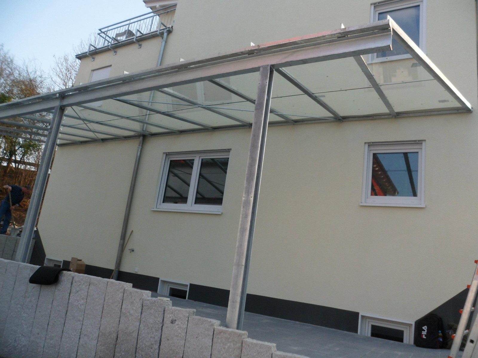 Glas-Carport